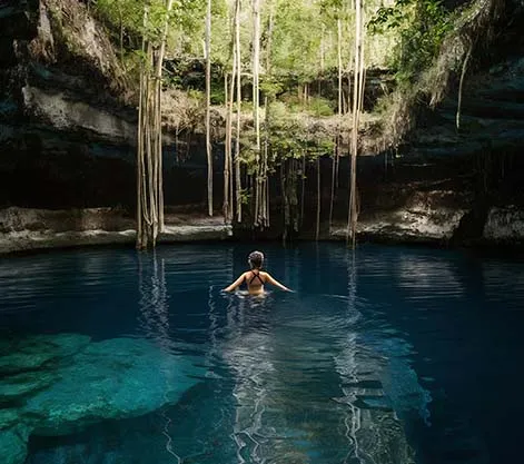 Cenote Swimming