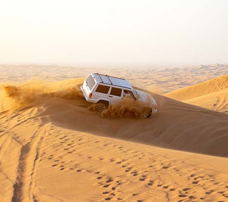 Jeep Safari Through The Desert