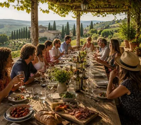 Long Farm-to-Table Lunches