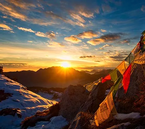 Sunrise At Thiksey Monastery