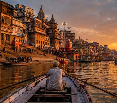 Sunrise Boat Ride On The Ganges