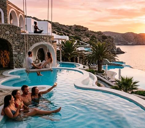 Sunset Infinity Pool Moments