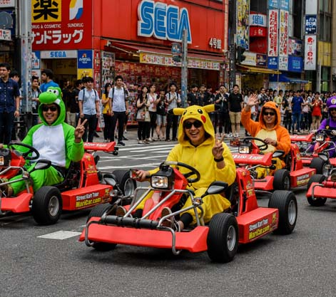 Mario Kart Through Kyoto